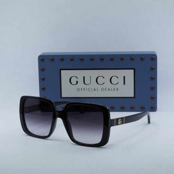 Gucci GG0632S 001 Square Sunglasses - Black